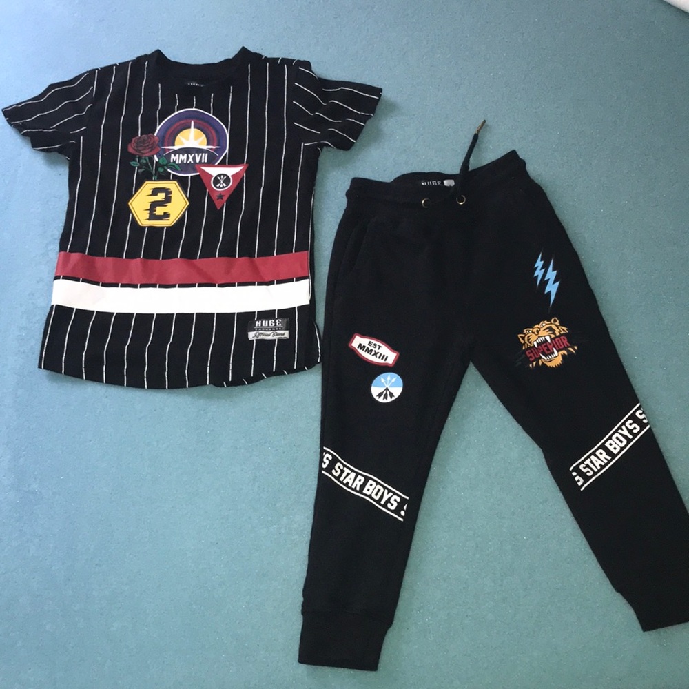 Boys matching jogger set size 4T